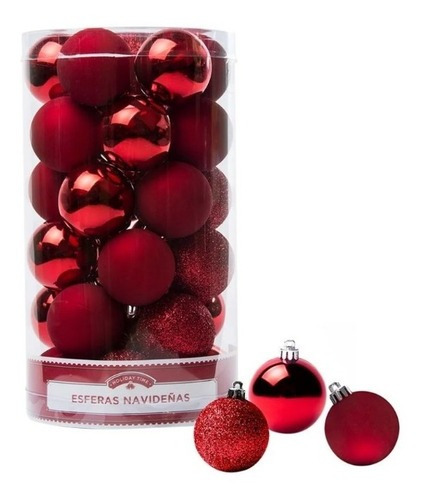 Esferas De Navidad 30 Pz