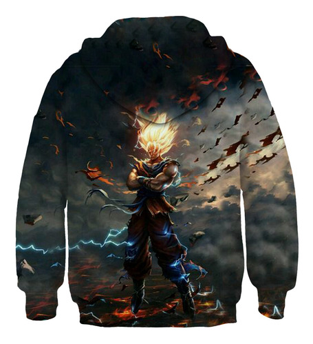 Dragon Ball Goku Chamarra Sudadera De Dibujos Animados Para | Meses sin intereses Dragon Ball Goku Chamarra Sudadera De Dibujos Animados Para | Meses sin intereses