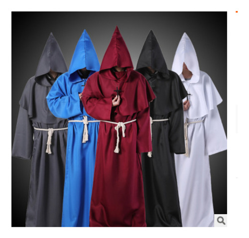 Disfraz De Monje Medieval Vintage De Horror Grim Reaper