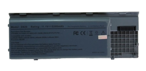Bateria Para Dell Latitude D620 D630 D631 D640 6 Cel