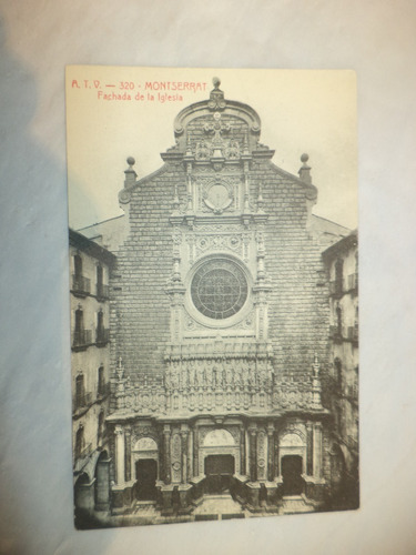 Antigua (ca. 1905) Tarjeta Postal De Montserrat, Barcelona