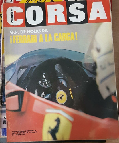 Revista Corsa Parabrisas N900 Septiembre 1983 Para Colección