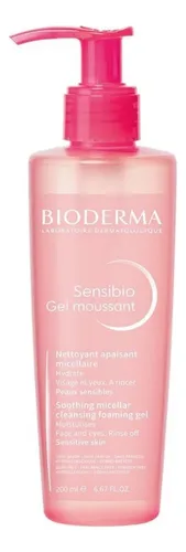comprar Gel Moussant Bioderma Sensibio Gel Moussant Micelar día\u002Fnoche para piel sensible de 200mL