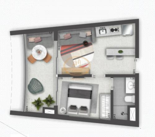 Apartamento Com 1 Dormitório(s) Localizado(a) No Bairro Moema Em São Paulo / São Paulo - 12204:918638