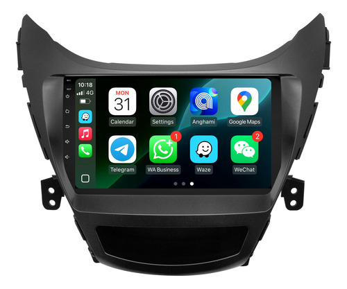 Multimidia Elantra 2012 2013 2014 Android 4gb Octacore 9p 4g