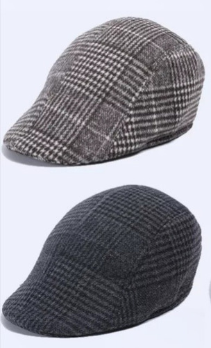 2 Pack Boina Plana Boina Gorra Abrigada Invierno