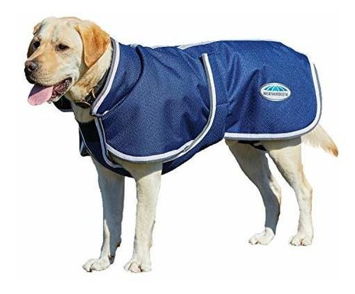 Abrigo Para Perro Weatherbeeta Deluxe 1200d, Azul/grís/blanco