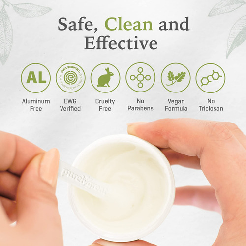 Purelygreat Natural Deodorant For Women Citrus - Ewg Verifie