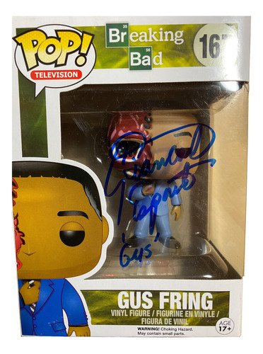 Funko Pop Gus Fring 167 -autografiado Por Giancarlo Esposito