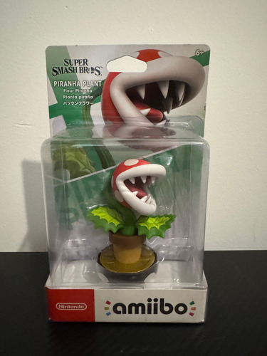 Amiibo Piraña Plant Super Smash Bros Nintendo