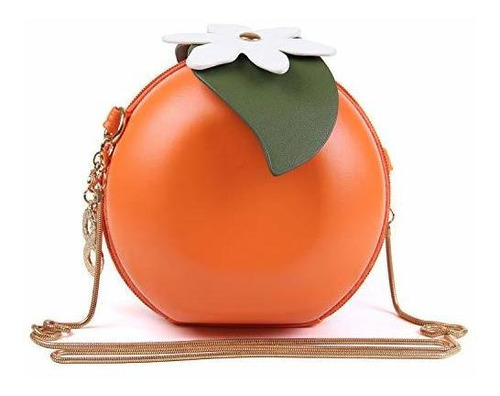 Bolsas De Hombro Con Diseño De Sandia Y Frutas, Color Naran