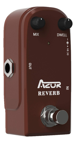 Pedal De Efecto De Reverberación De Primavera Azor Ap311 Con