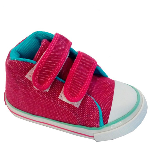 Imagen 9 de 10 de Zapatillas Botitas Bebe Lona Marca Small Mod. Twist (0325)