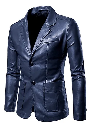 Blazer piel hombre online