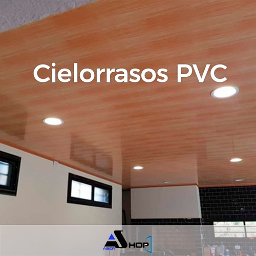 Imagen 7 de 7 de Cielorraso De Pvc Blanco De 20cm X 3mts De Largo Tiras