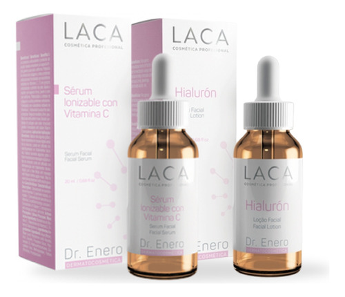 Kit Serums Faciales Vitamina C + Hialuron Laca