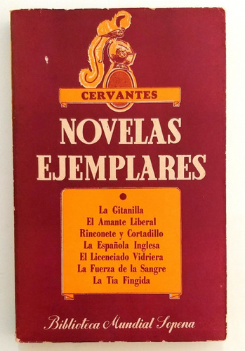 Libro Literatura Española Cervantes Novelas Ejemplares 