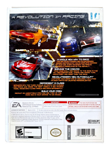Need For Speed Carbon Nintendo Wii (Reacondicionado)