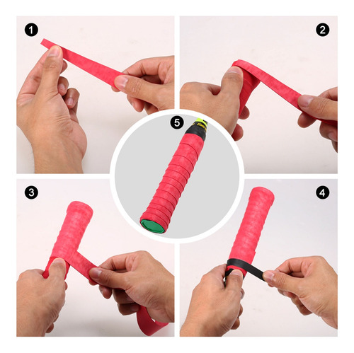 Raqueta De Tenis Overgrips Of Grips, Paquete De 10 Empuñadur
