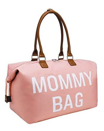 Bolso De Pañales Para Bebe Rosado