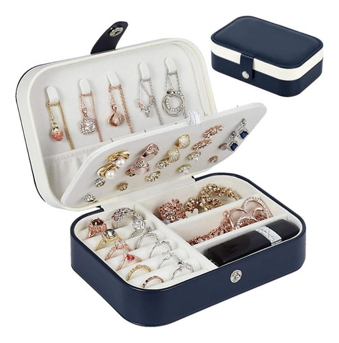 Imagen 1 de 10 de Organizador Joyas Estuche Joyero Portátil Viaje Exhibidor