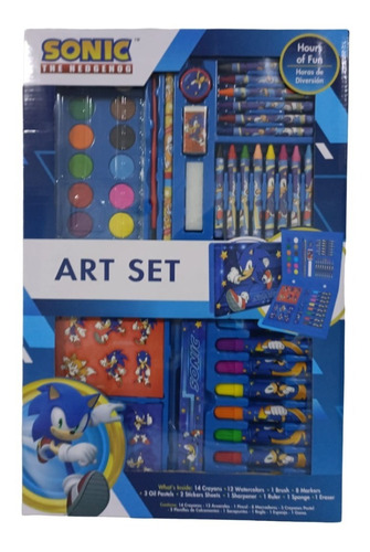 Sonic Set De Arte Para Niños 