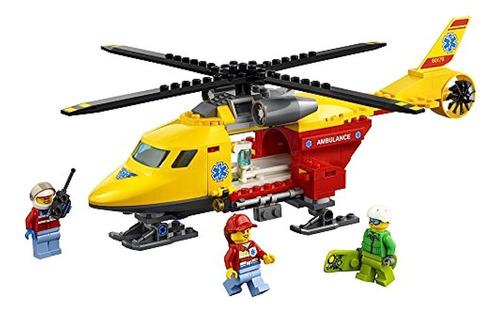 Lego City Ambulance Helicóptero 60179 Kit De Construcción, N