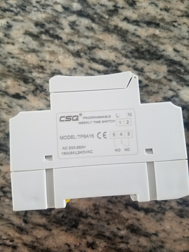 Temporizador Digital Programable Bobina 220v 1nc 1no