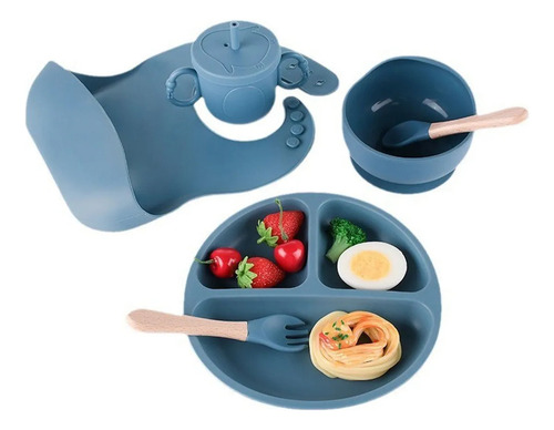 Wd Conjunto De Louças, Babadores E Talheres Para Bebês