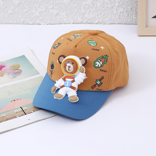 Gorra Cachucha Niños Infantil Oso Astronauta