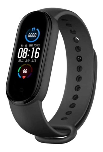 Xiaomi Mi Band 5 Global Amoled Color Touch Screen - Preta