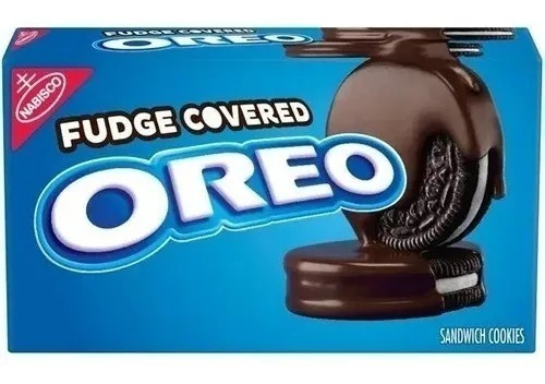 Oreo Fudge Covered Chocolate Cookies 224 G Importado Eua