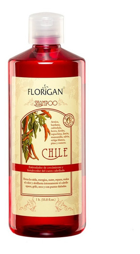 Shampoo Chile Clasico Estimulador Crecimiento 1lt. Florigan
