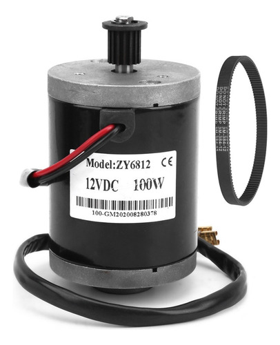 Motor De Cepillo De Alta Velocidad 12v 100w Con Correa De Po