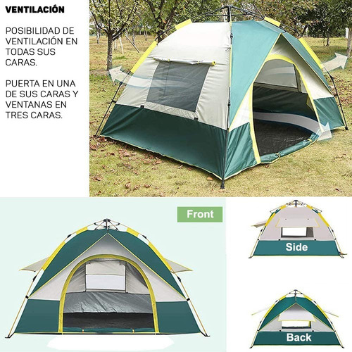 Carpa Automática Autoarmable 205x150x120 Profesional 2/3 Per