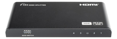 Divisor Splitter Hdmi 4k 1 Entrada A 4 Salidas Simultaneas