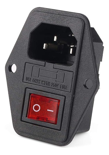 2iec 320 C14 Conector Macho Tipo De Tornillo Panel Zóc...