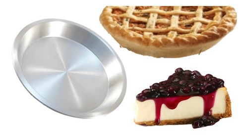 Moldes Mini Tarta Pay 16cm Pack 2 Pzs Aluminio Resistente #7