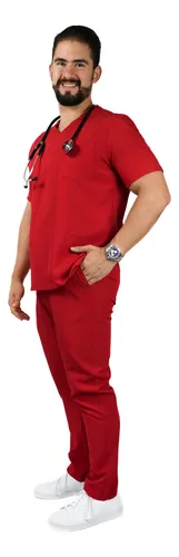Pijama quirurgica roja hot sale