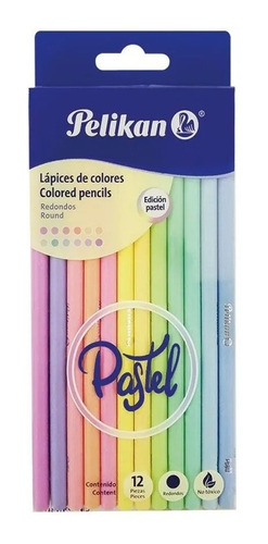 Colores Pelikan Pastel X 12 Unidades