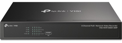 Nvr Tp-link Vigi Nvr1008h-8mp 8 Canales Graba 4k Hdmi Poe+