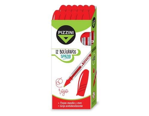 Bolígrafos Rojos 12 Unid. Pizzini B30rjx12