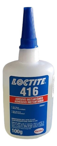 Loctite 416 X 100gr Adhesivo Instantaneo - Plasticos / Goma 