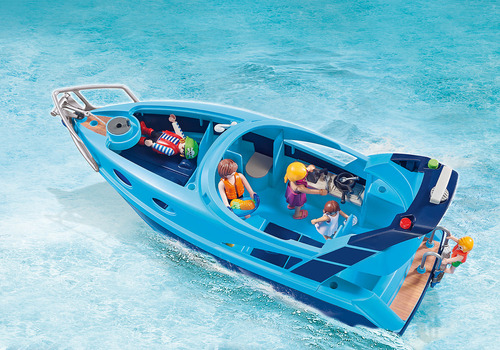 Playmobil 70630 Yate Con Moto De Agua Del Funpark 74 piezas