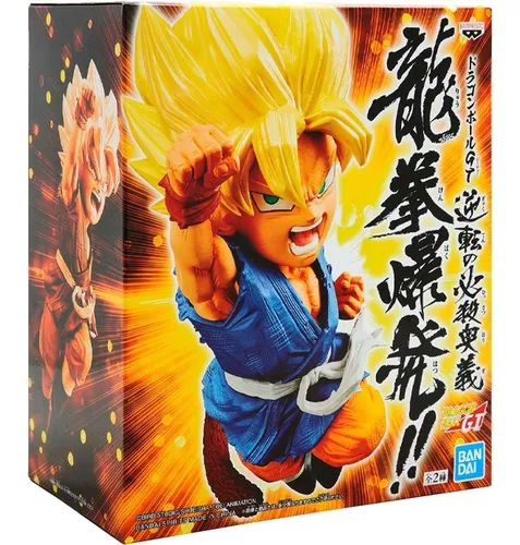 Boneco Goku Criança Dragon Ball GT Bandai Banpresto Original Cor: Amarelo
