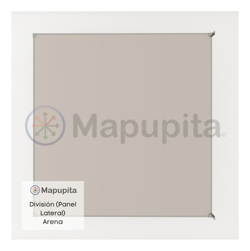 División Panel Lateral Arena 135x150