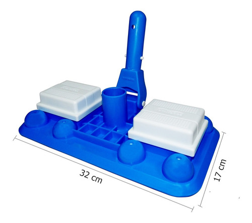 Imagem 2 de 5 de Kit Limpeza Piscina Aspirador 8 Esfera Sodramar + Mangueira