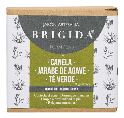 Jabón Brigida / Fórmula 1 / Acné - Piel Grasa / 1 Pieza