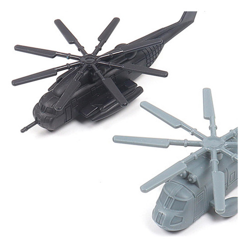 6 Unids Colección Helicóptero Fighter Juguete Con Hélice