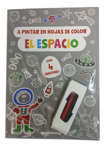 Libro A Pintar El Espacio Hojas A Color Ploppy 120689